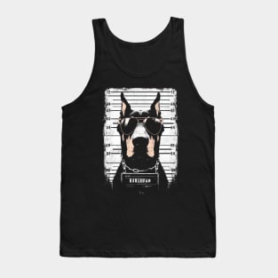 Doberman Mugshot Tank Top